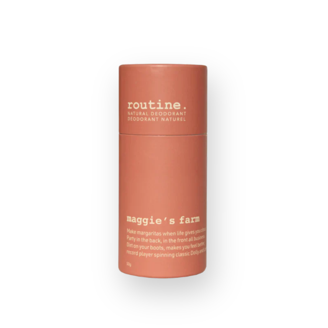 ROUTINE - NATURAL DEODORANT STICK IN MAGGIE’S FARM