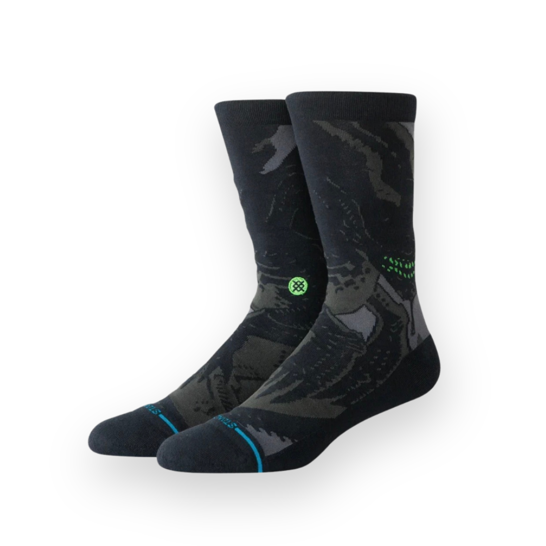 STANCE - ALIEN CREW SOCK IN BLACK