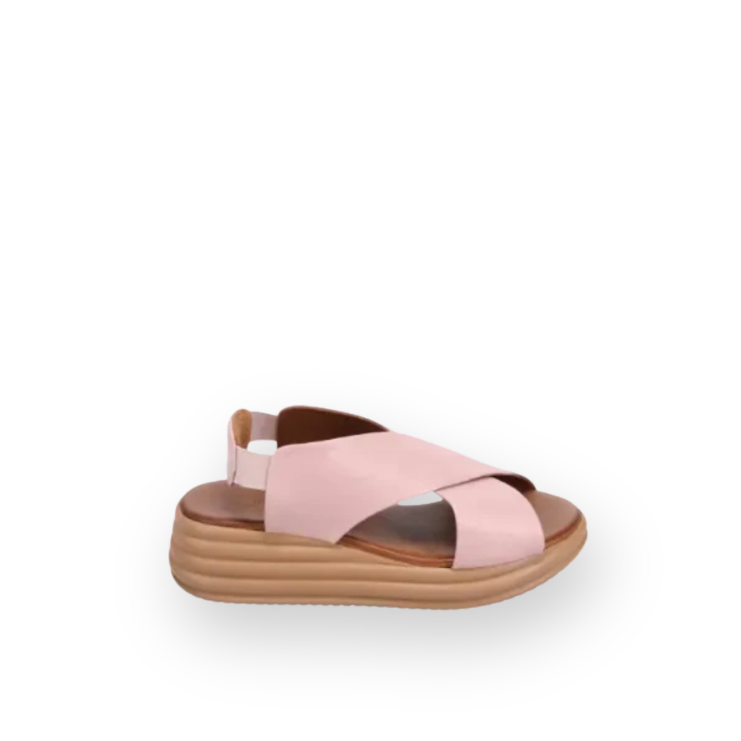 BUENO - KARSON SANDAL IN DUSTY MAUVE LEATHER