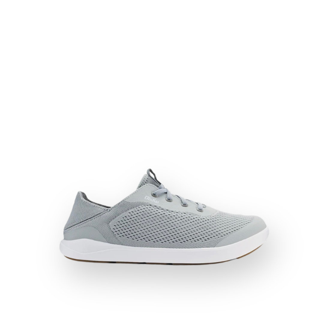 OLUKAI - MOKU PAE SLIP ON SNEAKER IN CLOUD GREY TEXTILE