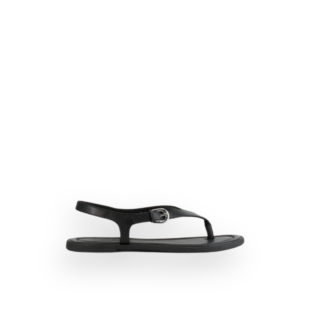 VAGABOND SHOEMAKERS - ZAIDA THONG SLINGBACK SANDAL IN BLACK LEATHER