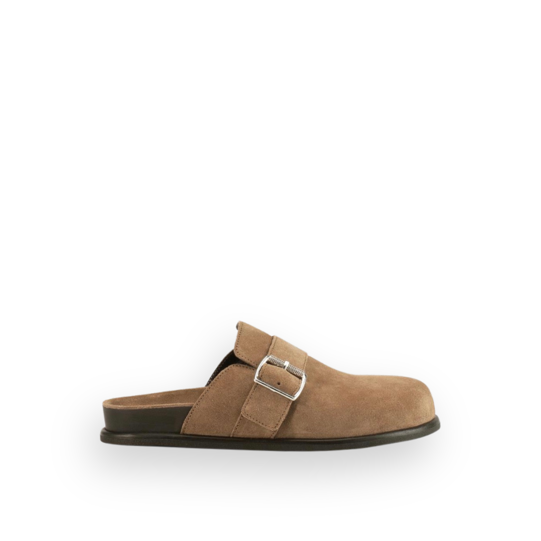 VAGABOND SHOEMAKERS - EFFIE MULE IN BEIGE SUEDE
