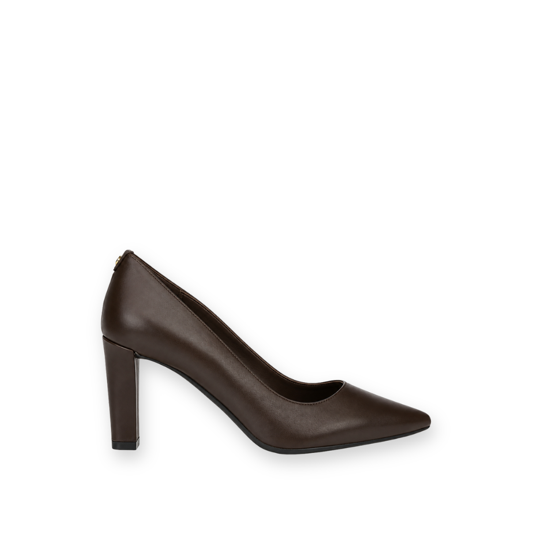 MICHAEL KORS - MILLY FLEX PUMP IN CHOCOLATE LEATHER