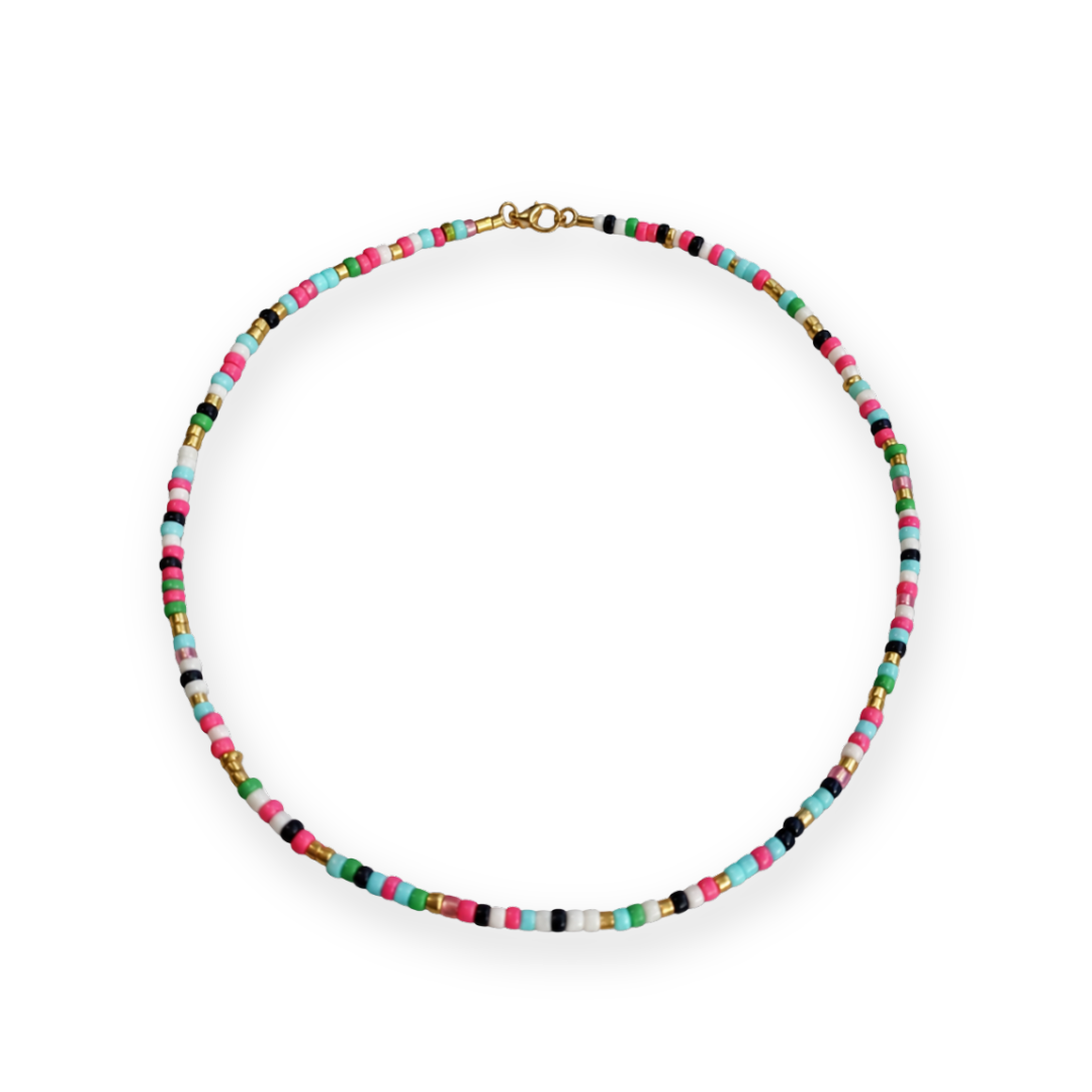 THE SILVER WREN - UNITY BEADED NECKLACE IN MULTI BEADS