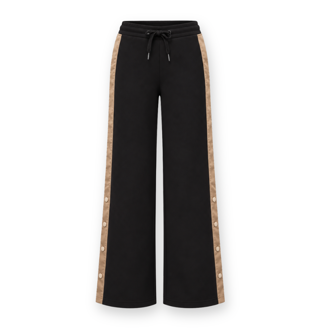MPG SPORT - PERFORMANCE TRACK PANT IN BLACK/BROWNIE