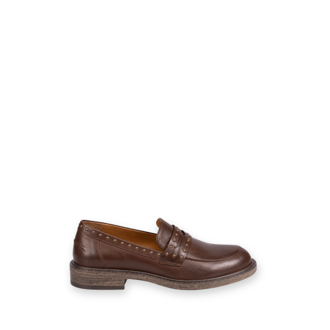 MIZ MOOZ - MIA LOAFER IN BROWN LEATHER