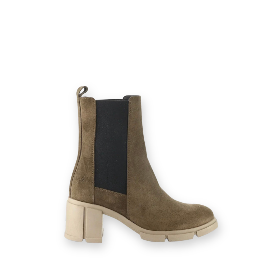 BOS & CO - UMINA BOOT IN TAUPE SUEDE