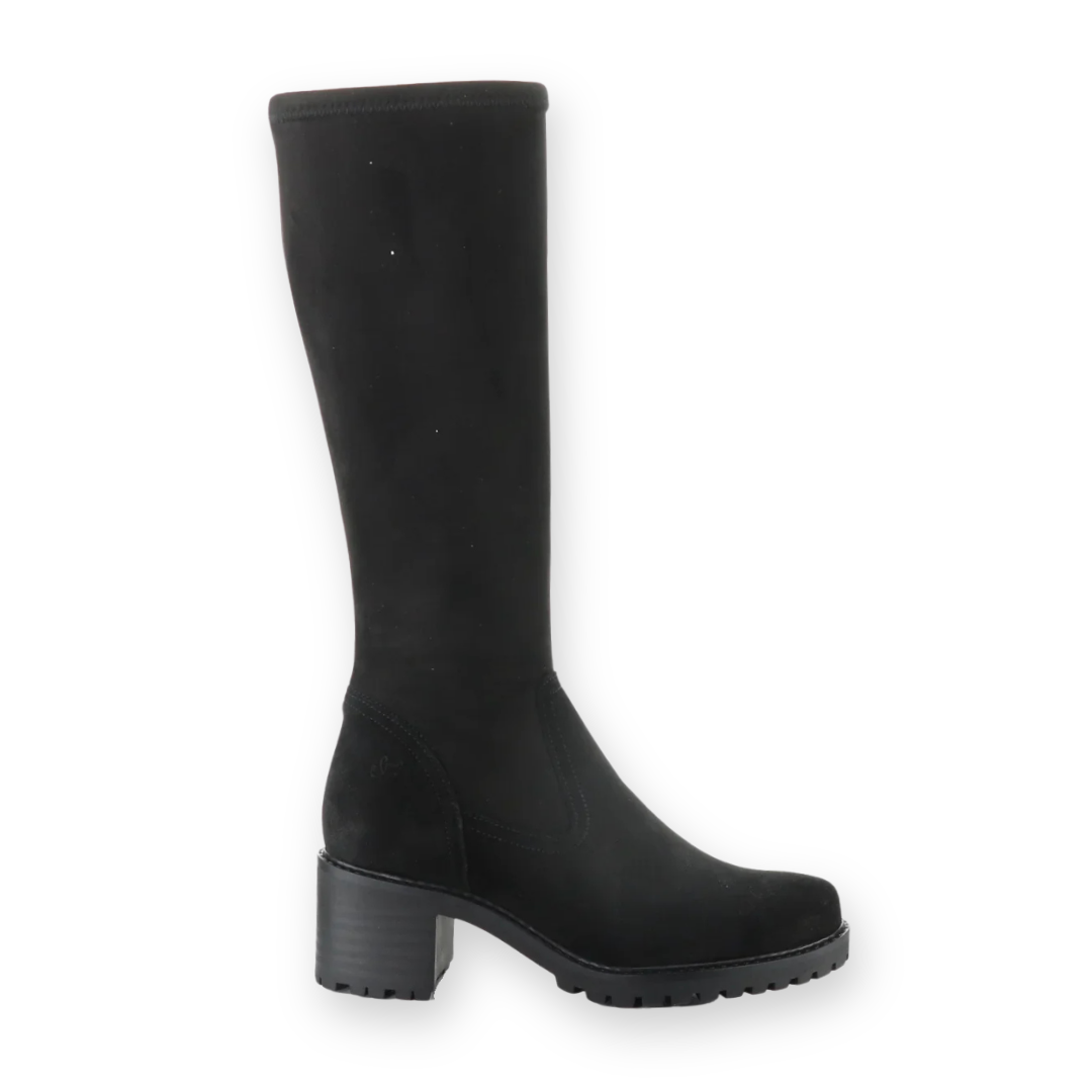 BOS & CO - ISEN TALL BOOT IN BLACK SUEDE