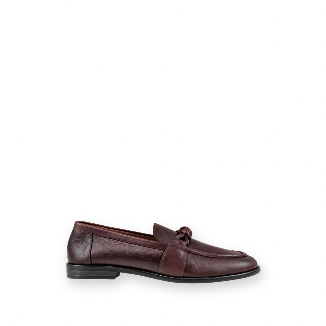 ATELIERS - SERENA LOAFER IN BORDO LEATHER