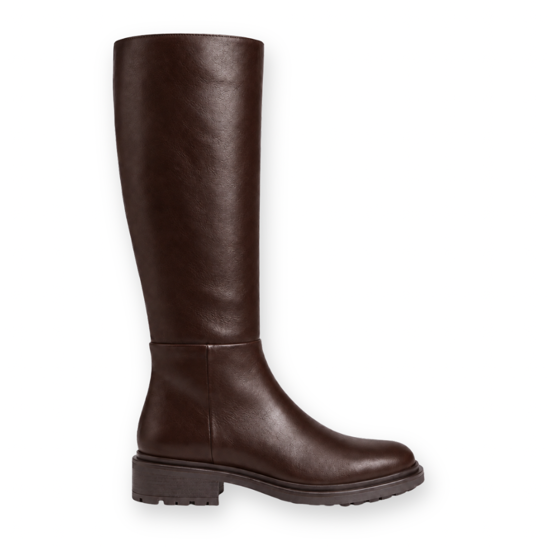ATELEIRS -  SANTORINI TALL BOOT IN BROWN LEATHER