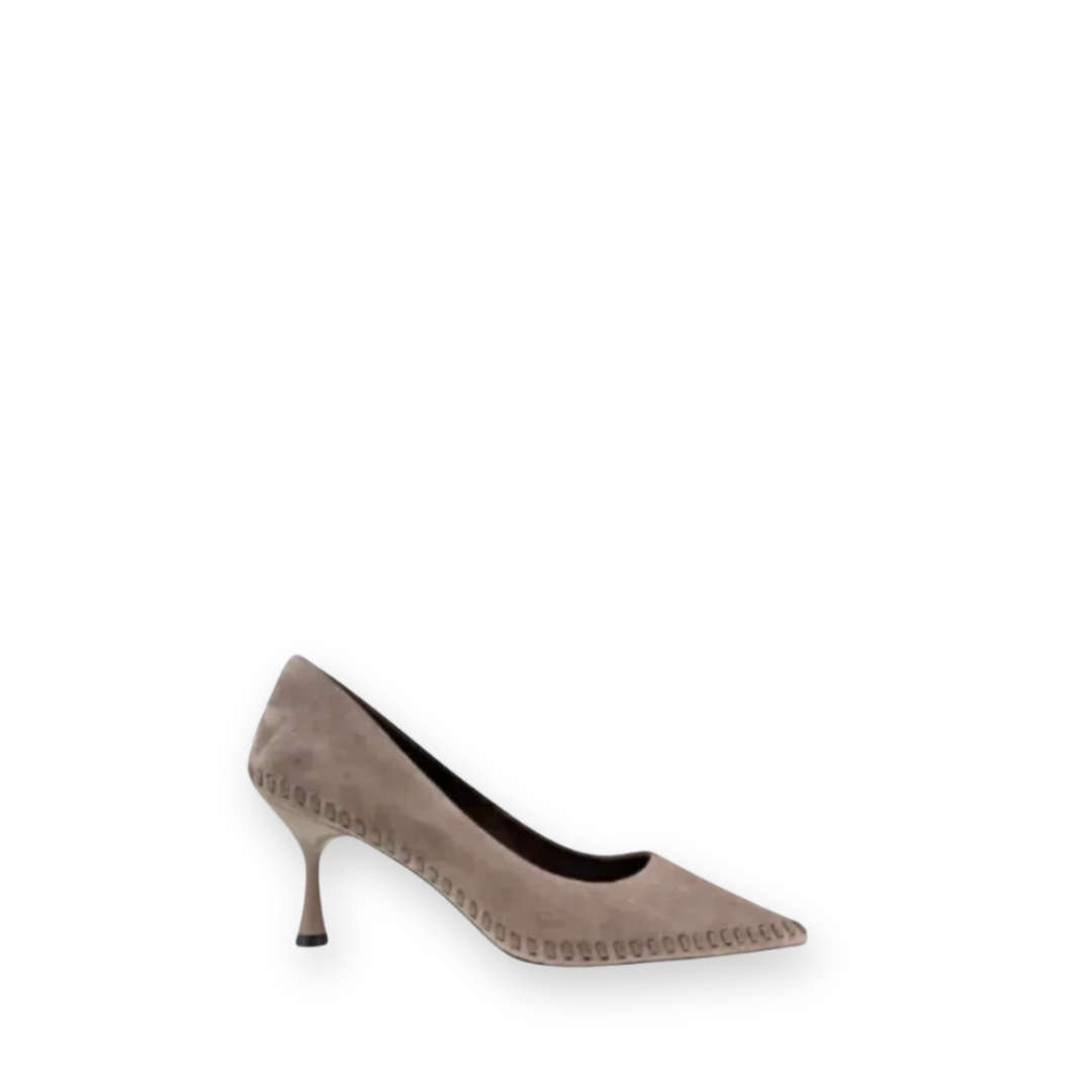 ATELIERS - BROOKE PUMP IN APRICOT SUEDE