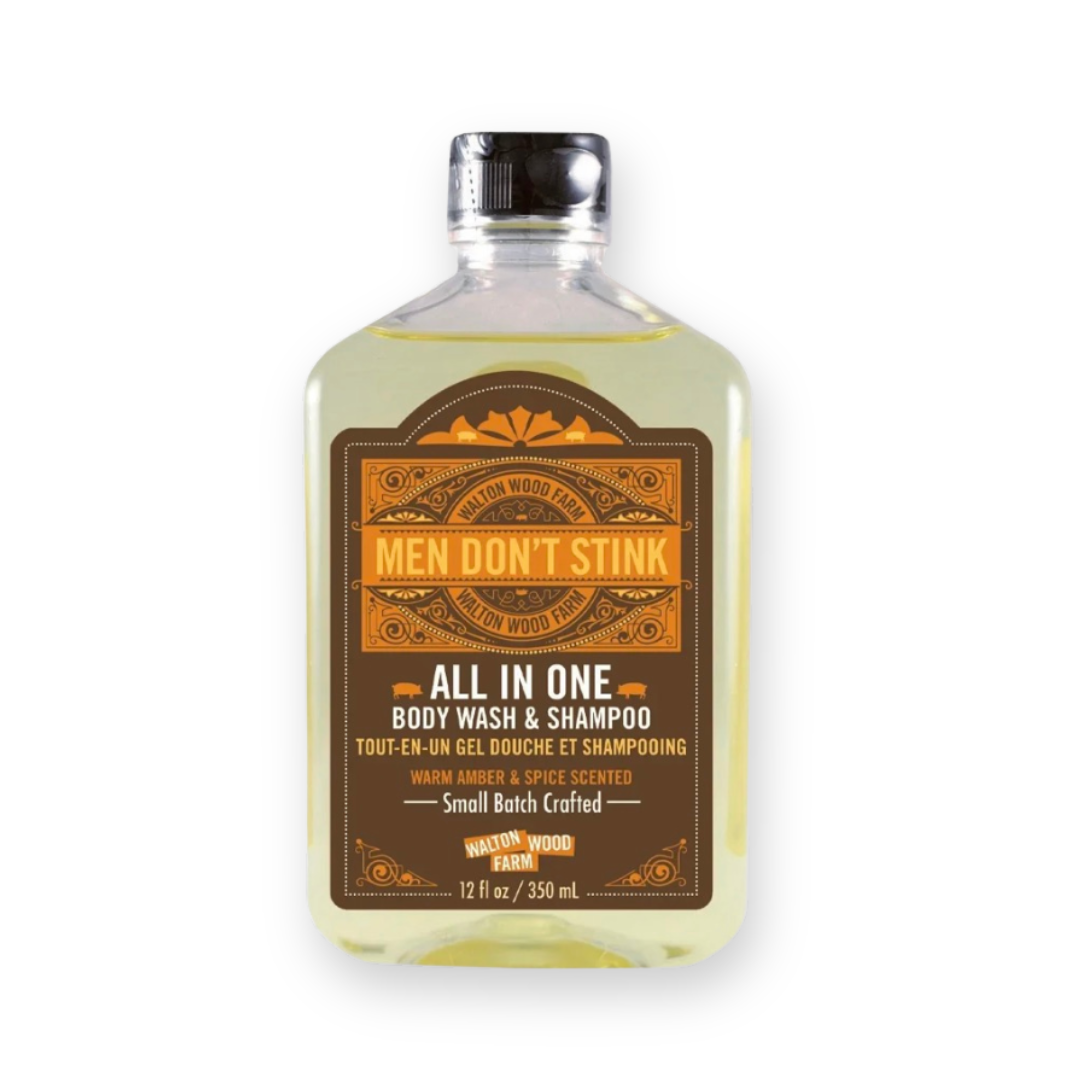 WALTON WOOD FARM - BODY WASH & SHAMPOO IN MEN DON'T STINK