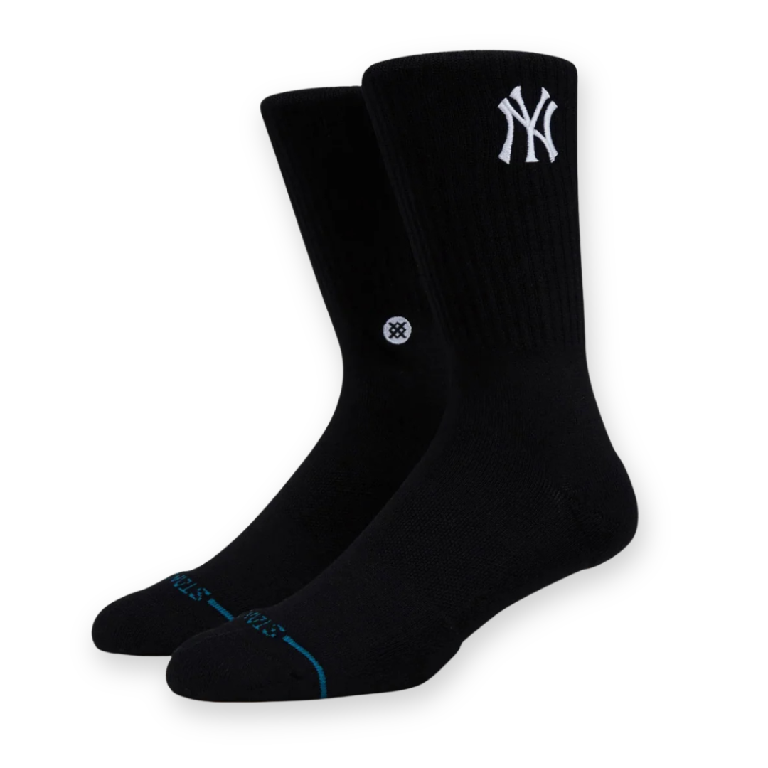 STANCE - MLB NY YANKEES CREST CREW SOCK IN BLACK