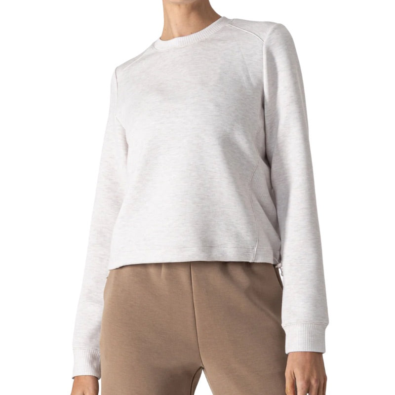MPG SPORT - DREAMWEAVE PULLOVER IN HEATHER MOONBEAM