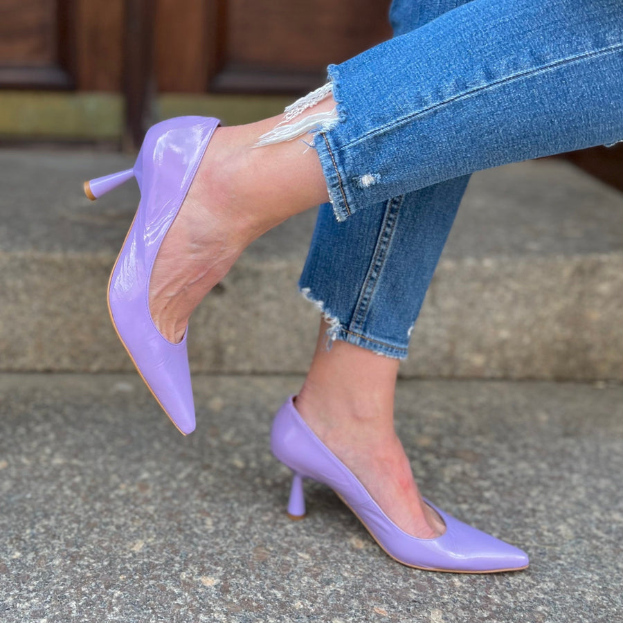ANGEL ALARCON - VEGA PUMP IN LAVENDER LEATHER