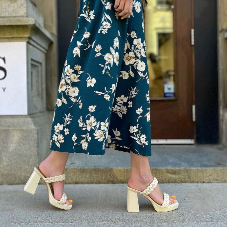 DOLCE VITA - ASHBY SANDAL IN IVORY SYNTHETIC LEATHER