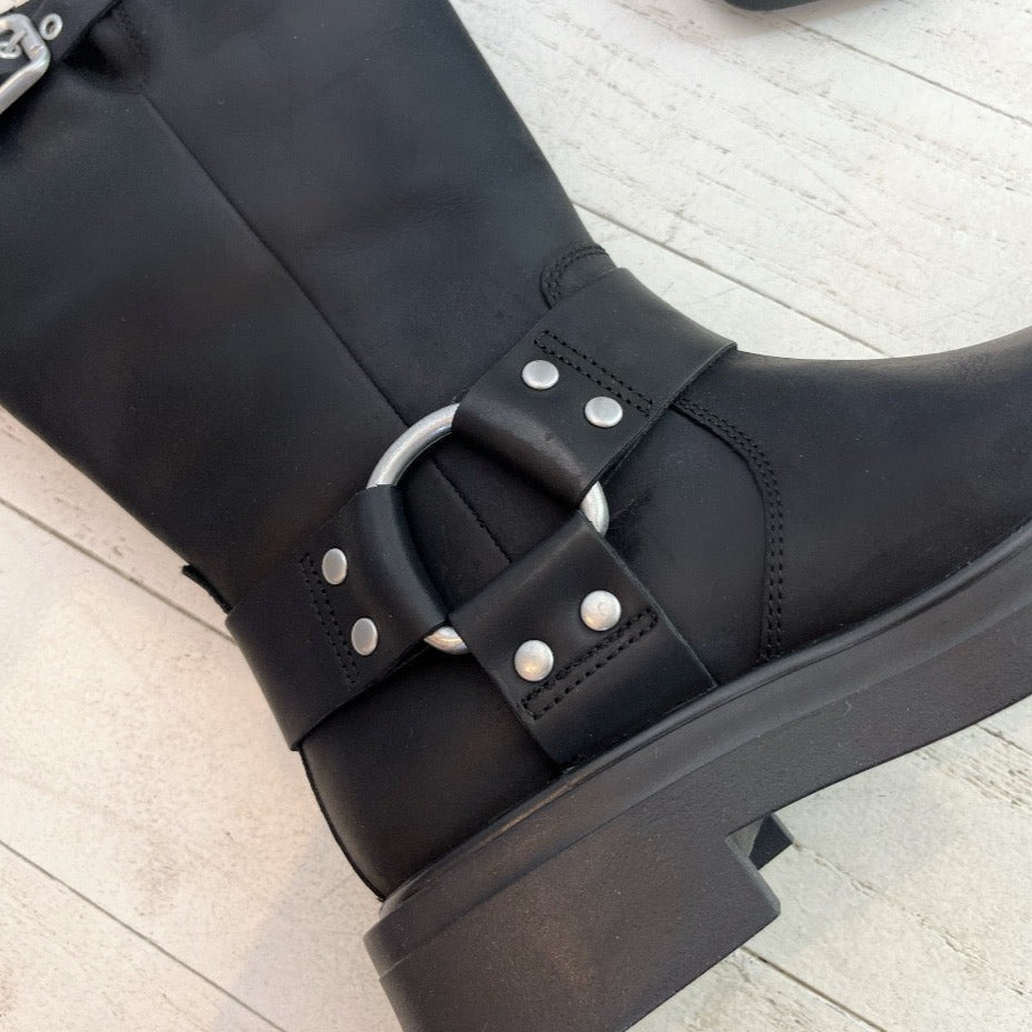 tillykke springvand Burger VAGABOND - EYRA BOOT IN BLACK LEATHER - the Urban Shoe Myth