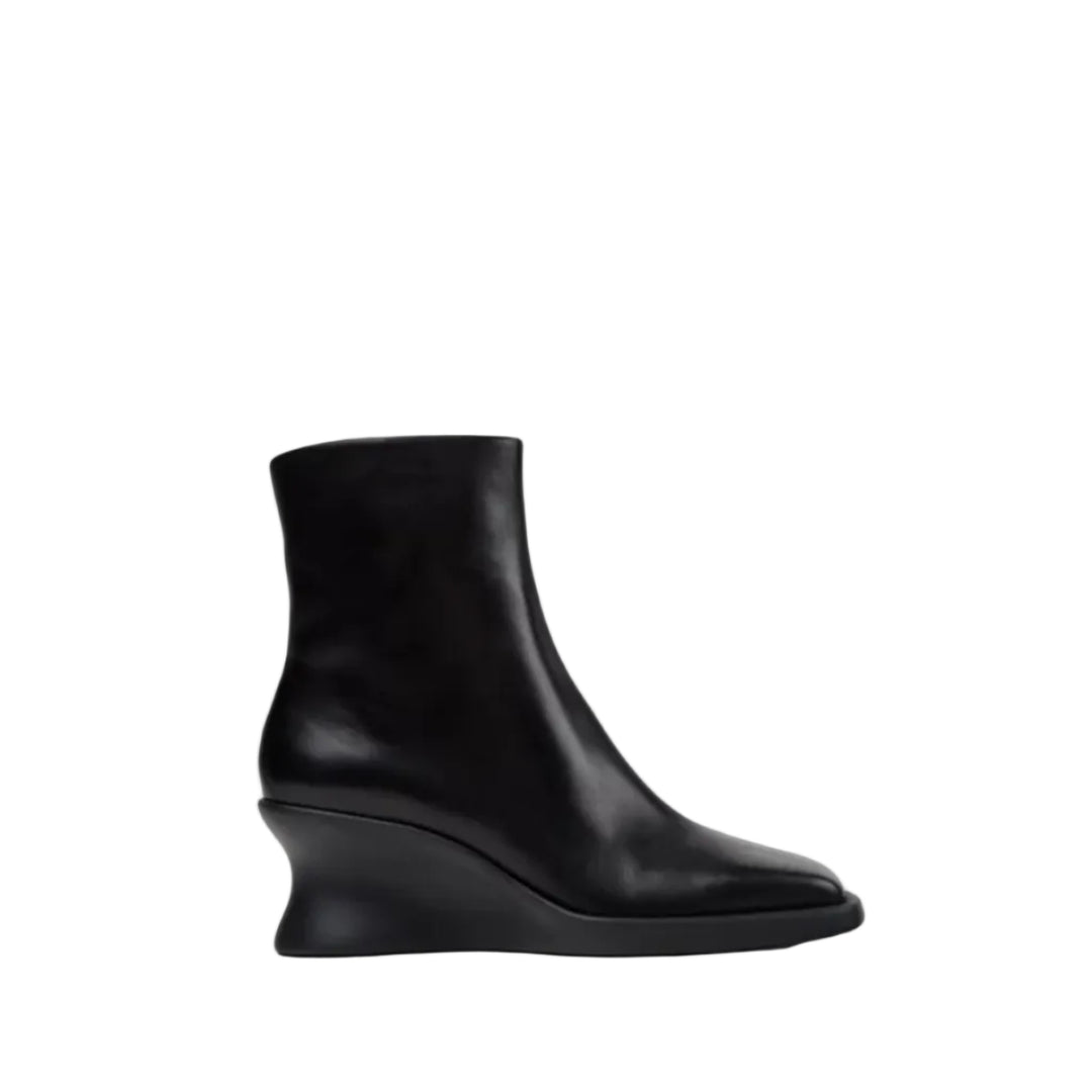 CAMPER - LOUISE K400838-001 BOOT IN BLACK LEATHER