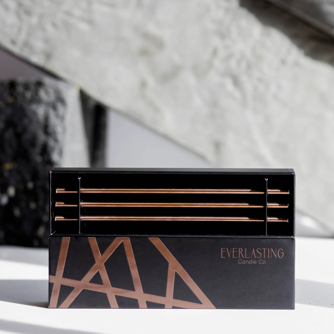 EVERLASTING CANDLE CO - CANDLE STICKS IN COPPER