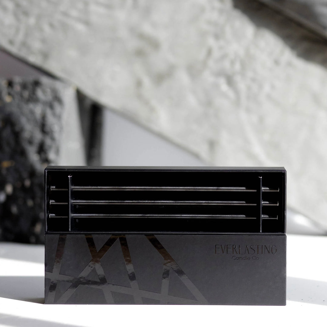 EVERLASTING CANDLE CO - CANDLE STICKS IN BLACK