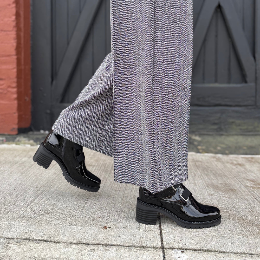 BOS & CO - INDIE BOOT IN BLACK PATENT LEATHER