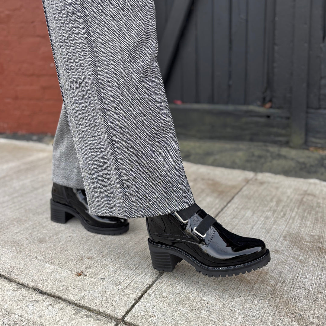 BOS & CO - INDIE BOOT IN BLACK PATENT LEATHER