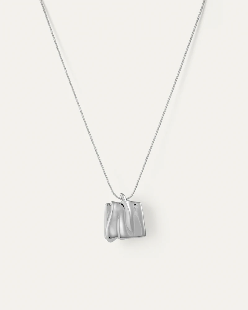 JENNY BIRD - LARGE SUNDRA PENDANT IN SILVER