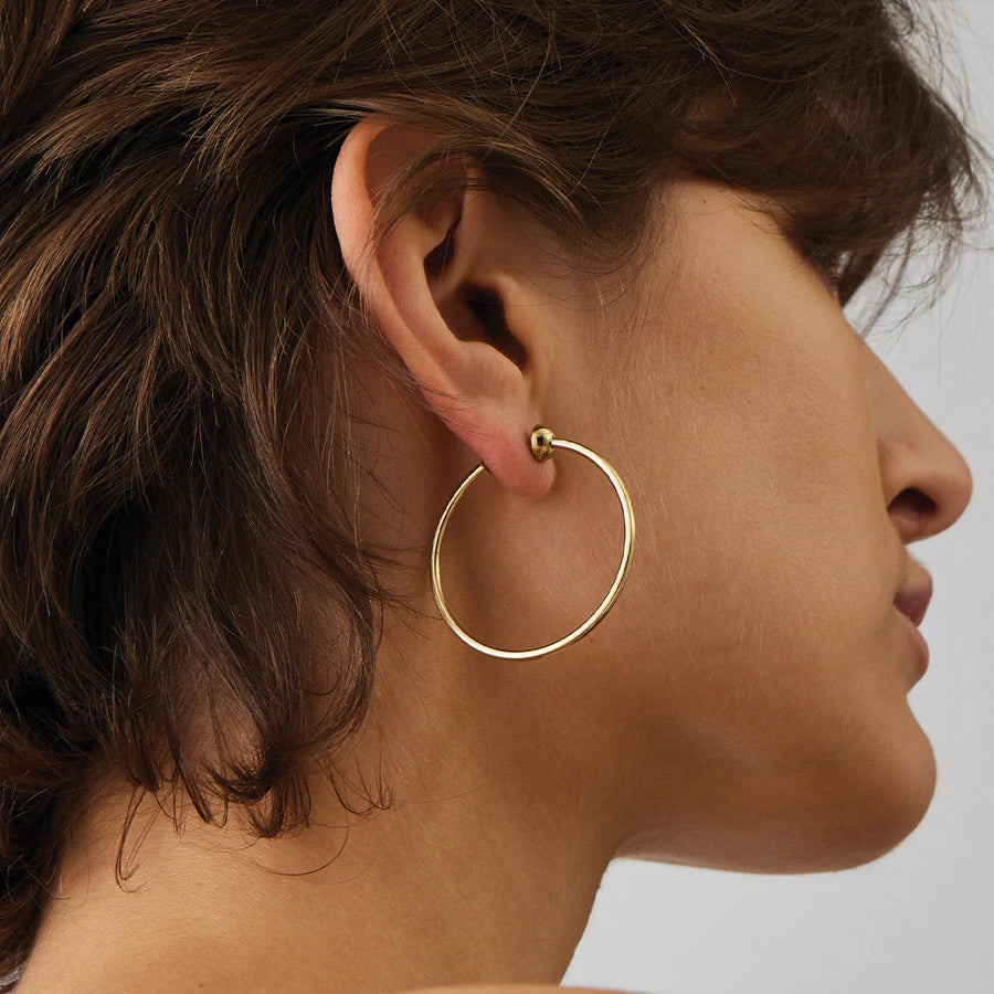 JENNY BIRD - ICON HOOPS SMALL IN GOLD