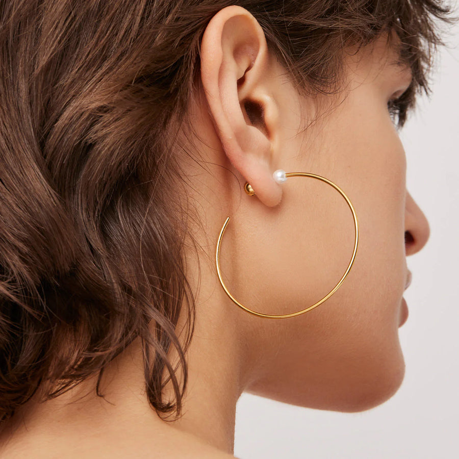 JENNY BIRD - SYLVIE HOOPS IN GOLD