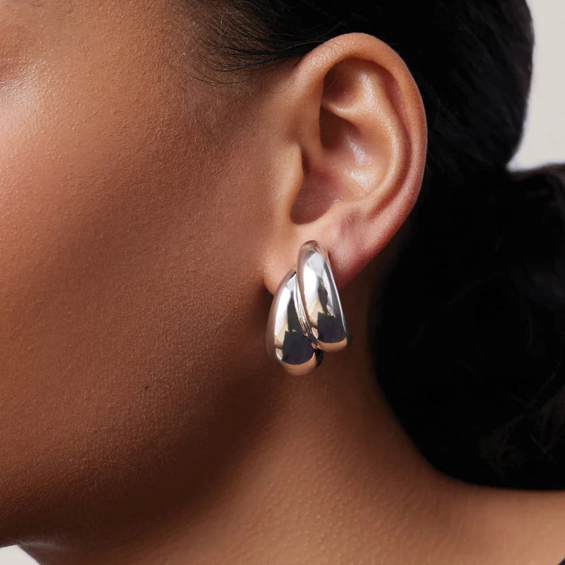 JENNY BIRD - ORLA EARRING IN SILVER HIGH POLISH