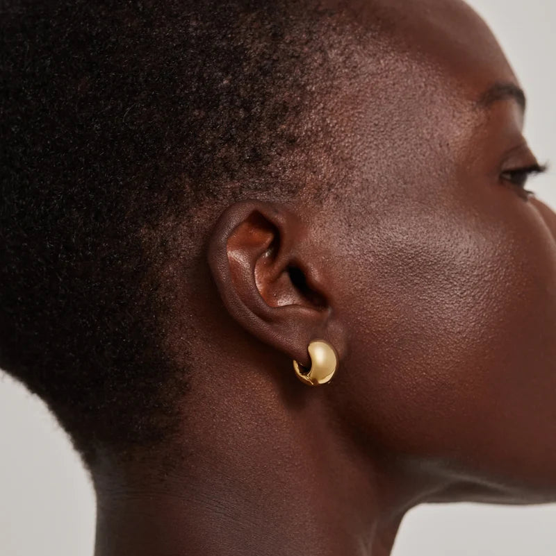 JENNY BIRD - MINI GEMMA EARRING IN GOLD HIGH POLISH