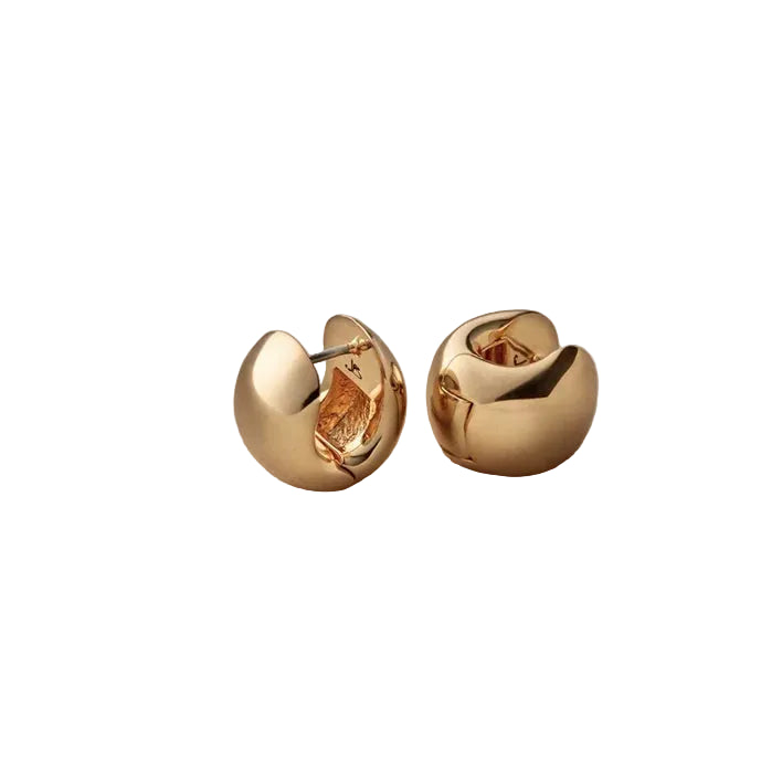 JENNY BIRD - MINI GEMMA EARRING IN GOLD HIGH POLISH