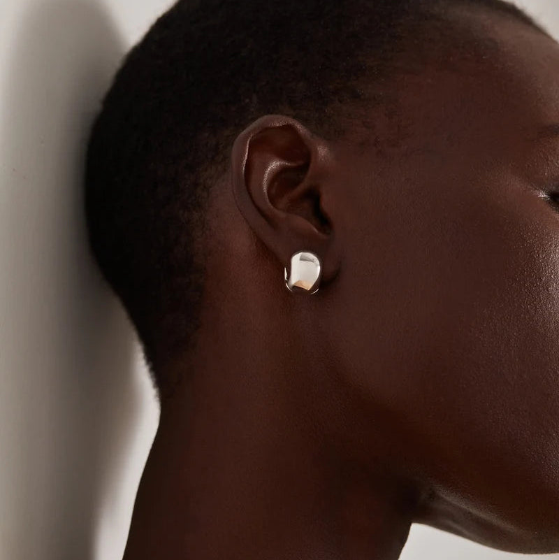 JENNY BIRD - MINI GEMMA EARRING IN SILVER HIGH POLISH