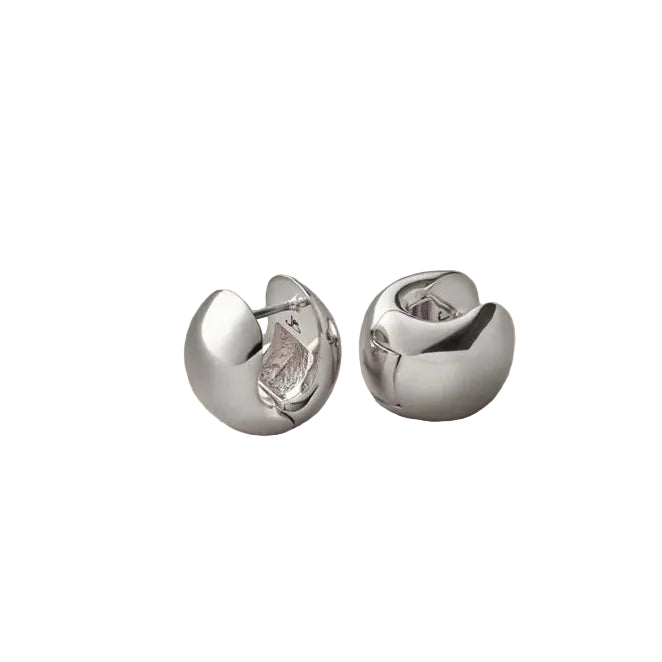 JENNY BIRD - MINI GEMMA EARRING IN SILVER HIGH POLISH