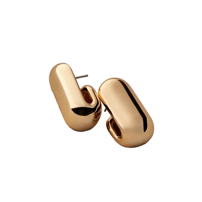 JENNY BIRD - LEON EARRING IN GOLD HIGH POLISH
