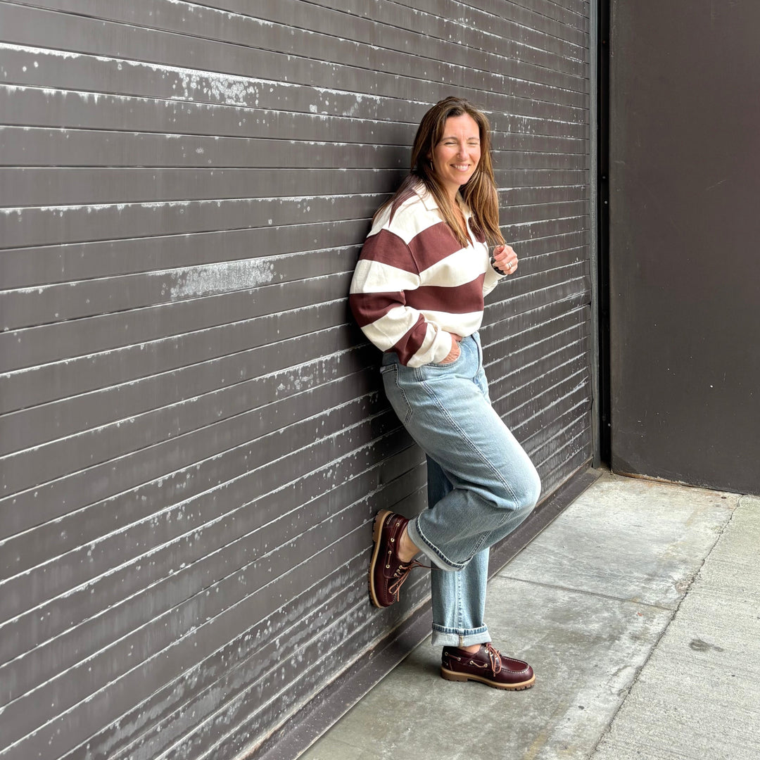 VAGABOND SHOEMAKERS - JOSLYN PLATFORM BOAT SHOE IN BROWN LEATHER