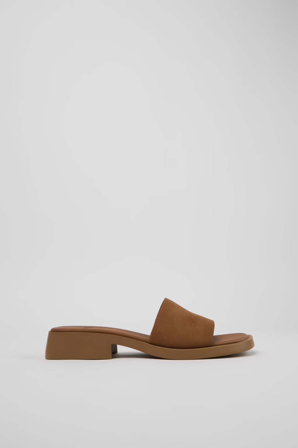 CAMPER - DANA SLIDE SANDAL K201740-011 IN BROWN NUBUCK