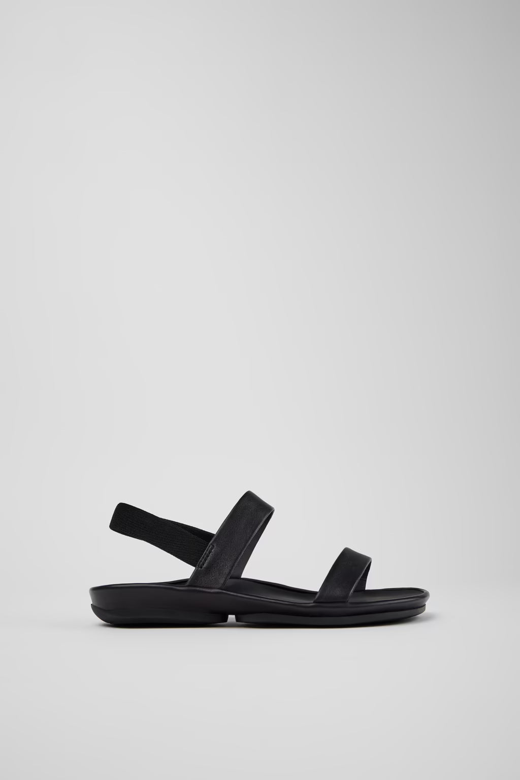 CAMPER - RIGHT ISLA SANDAL K201868-002 IN BLACK LEATHER