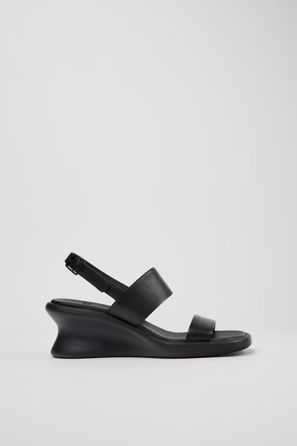 CAMPER - LOUISE WEDGE SANDAL K201915-001 IN BLACK LEATHER