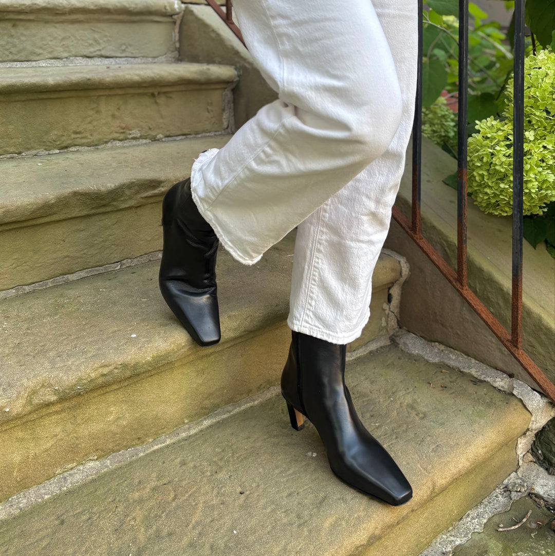 SISTER X SOEUR  - LARA BOOT IN BLACK LEATHER