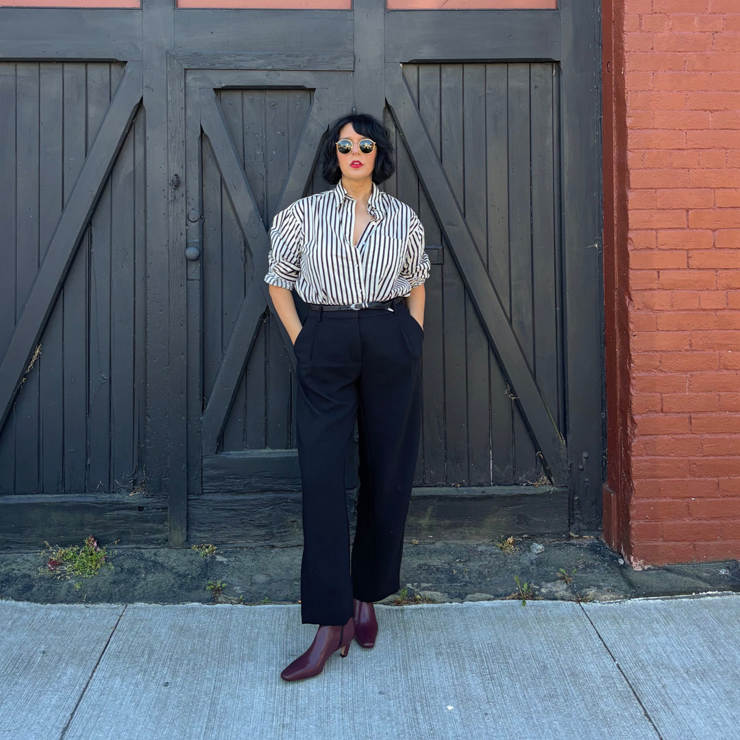 SISTER X SOEUR - LARA BOOT IN BORDO LEATHER