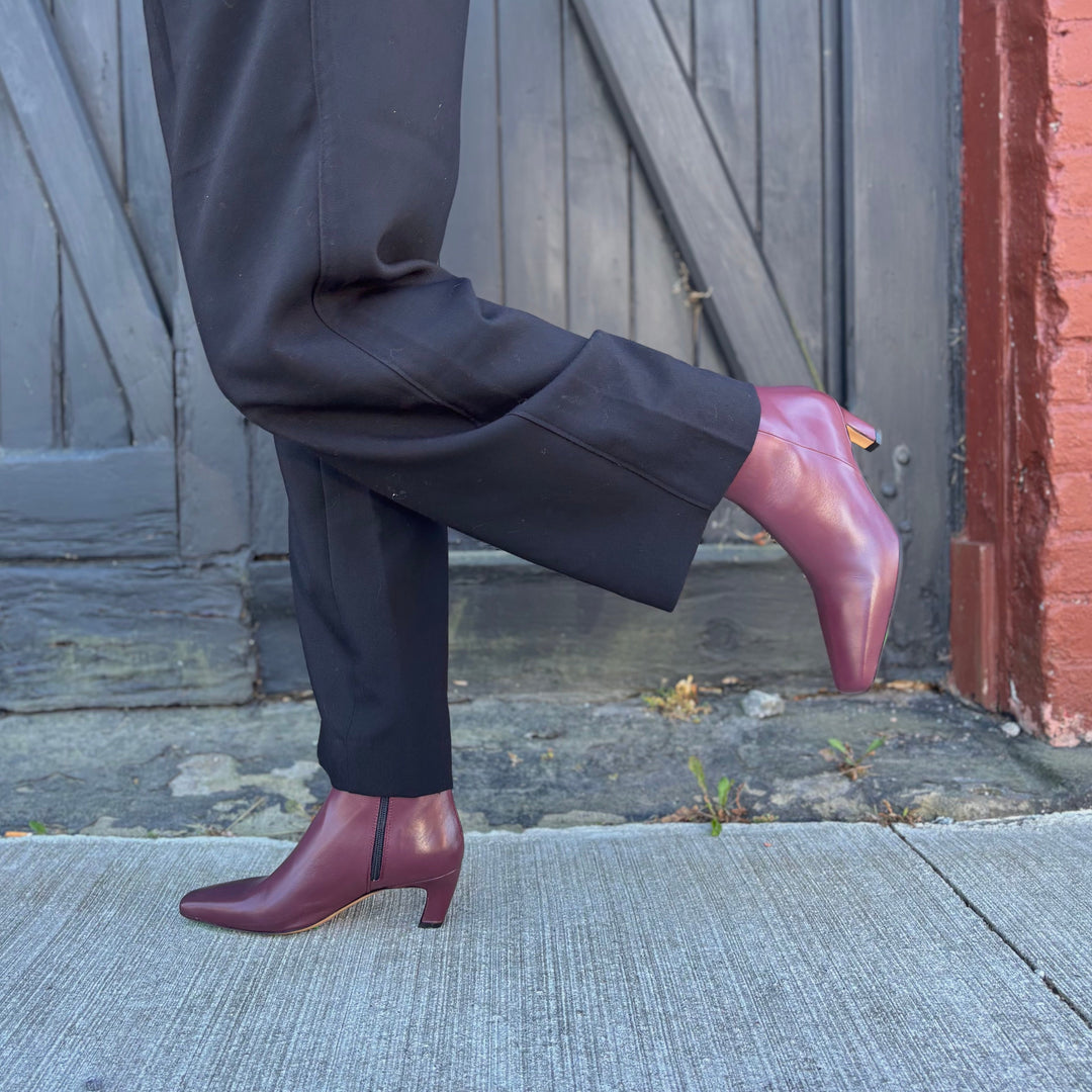 SISTER X SOEUR - LARA BOOT IN BORDO LEATHER