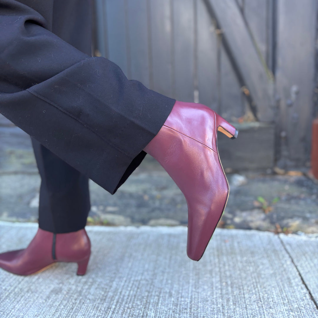 SISTER X SOEUR - LARA BOOT IN BORDO LEATHER