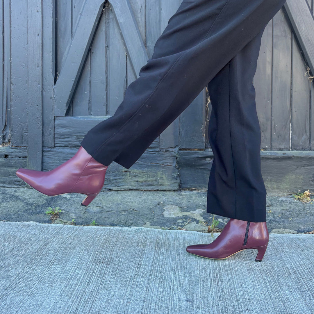 SISTER X SOEUR - LARA BOOT IN BORDO LEATHER