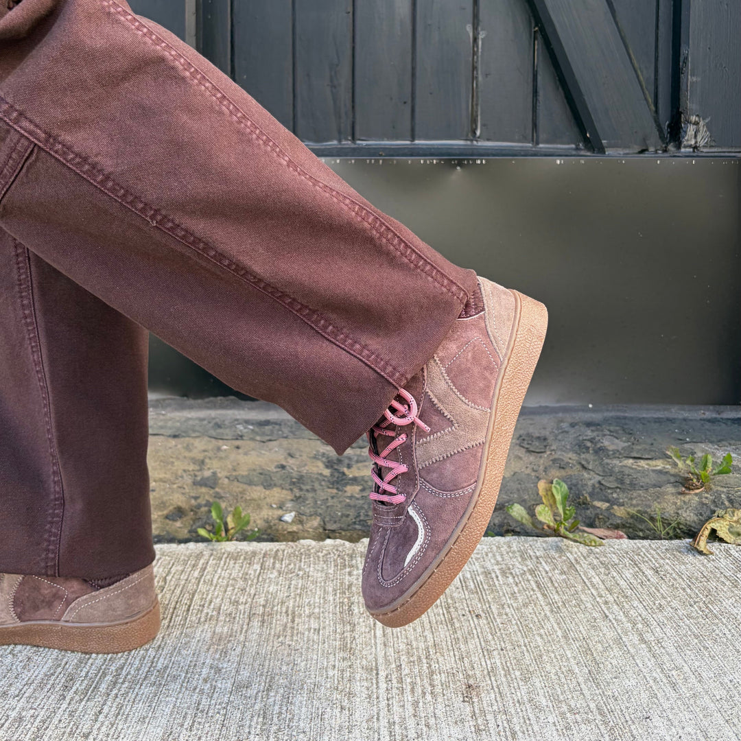 VICTORIA - LORDRES SNEAKER 1267100 IN MARRON SUEDE