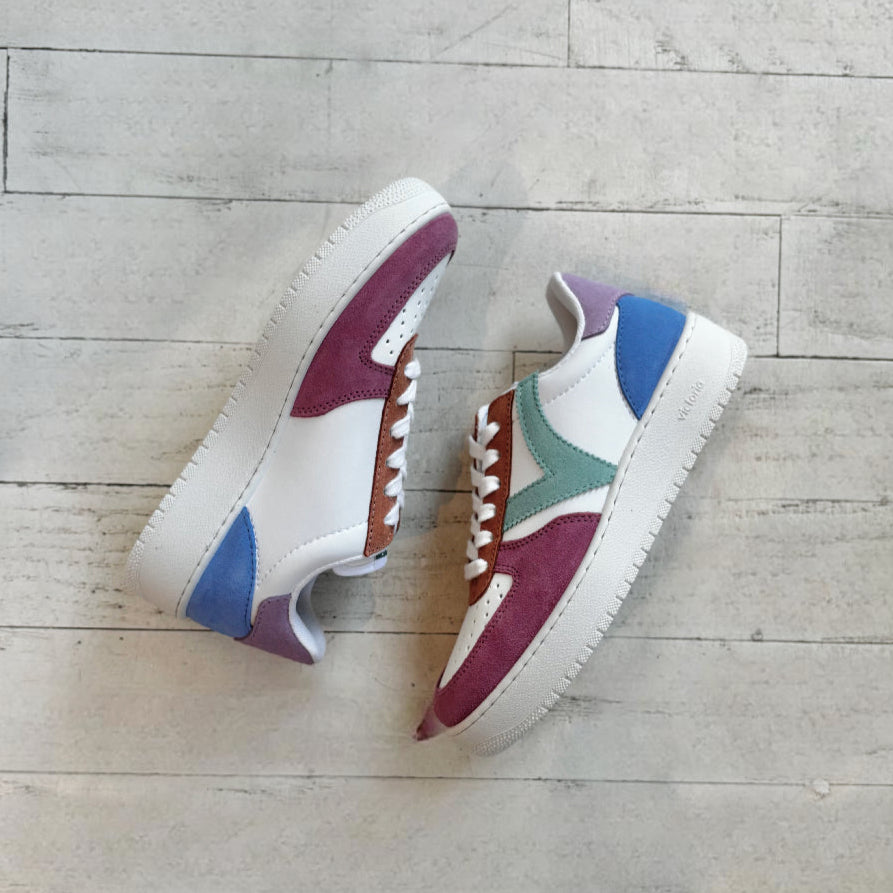 VICTORIA - MADRID 2.0 SNEAKER 1258214 IN ROSA MULTI LEATHER