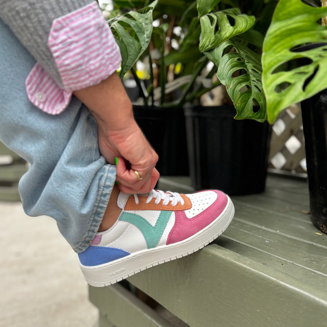 VICTORIA - MADRID 2.0 SNEAKER 1258214 IN ROSA MULTI LEATHER