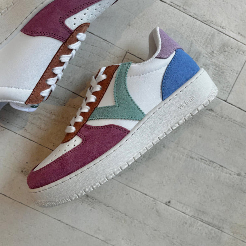 VICTORIA - MADRID 2.0 SNEAKER 1258214 IN ROSA MULTI LEATHER