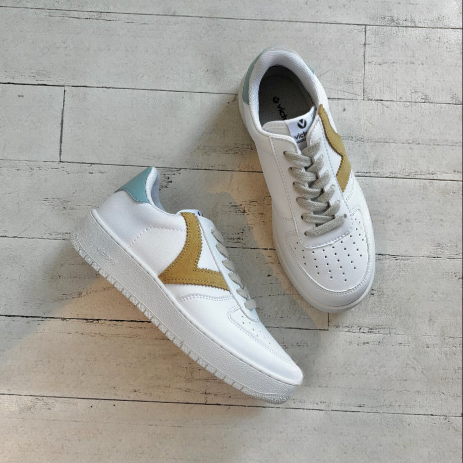 VICTORIA - MADRID SNEAKER 1258201 IN TRIGO LEATHER