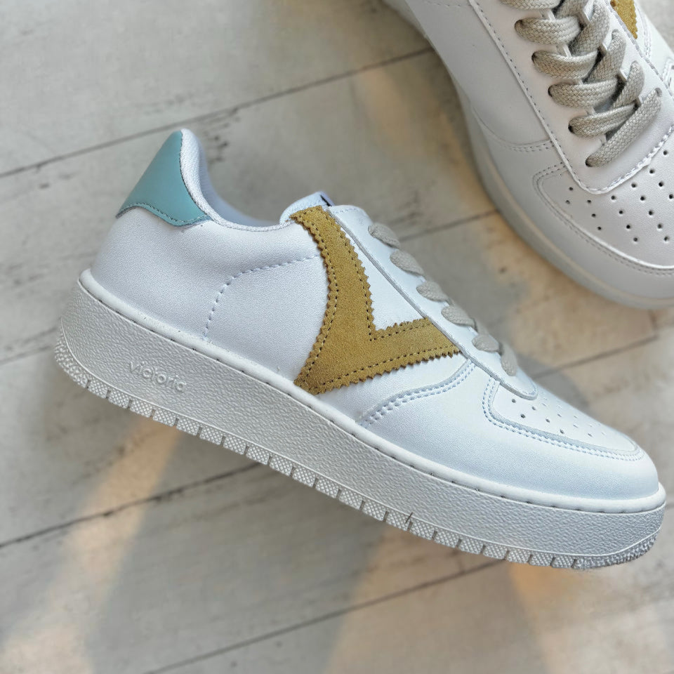 VICTORIA - MADRID SNEAKER 1258201 IN TRIGO LEATHER